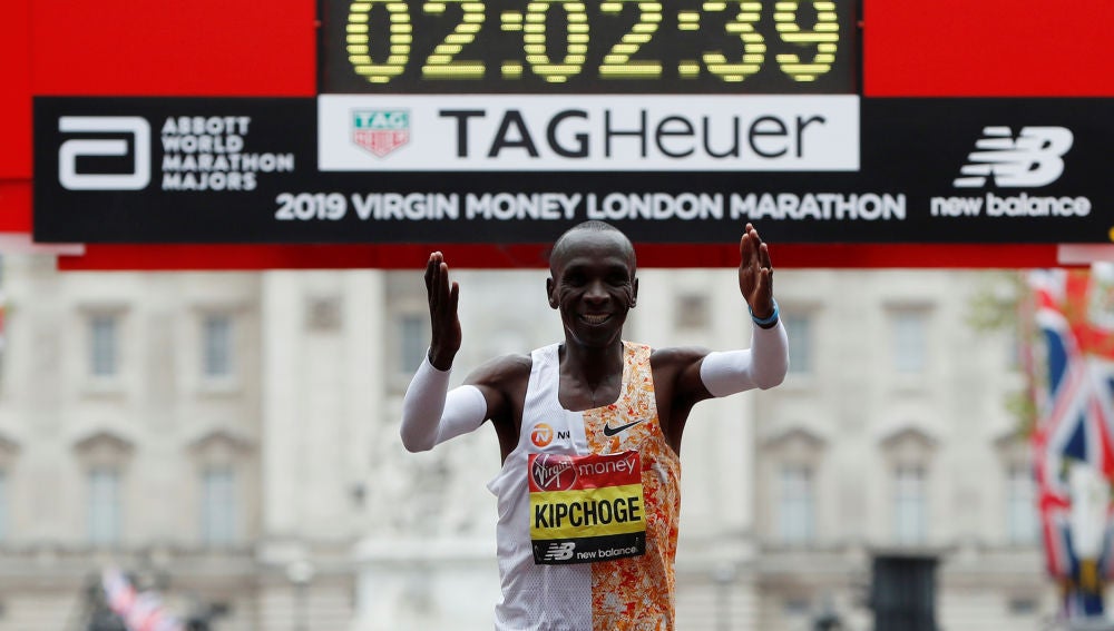 Eliud Kipchoge en Londres Eliud Kipchoge en Londres