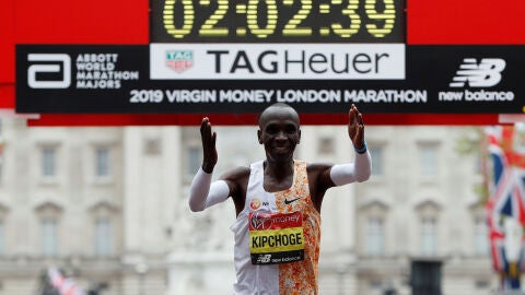 Eliud Kipchoge en Londres