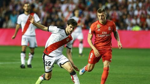 Kroos, en un enfrentamiento ante el Rayo Vallecano. 