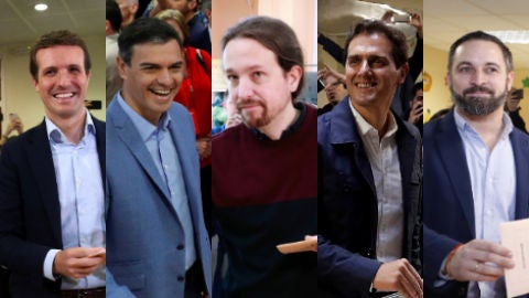Votan los candidatos a la Presidencia del Gobierno