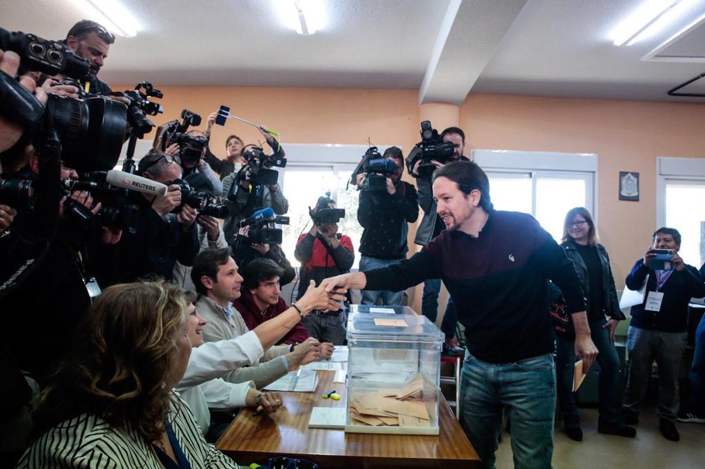 Pablo Iglesias espera amplia participación que ayudaría a mayoría progresista Pablo Iglesias espera amplia participación que ayudaría a mayoría progresista