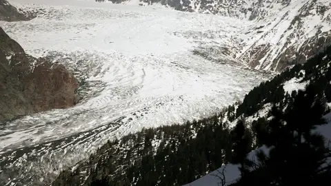 El glaciar Aletsch El glaciar Aletsch