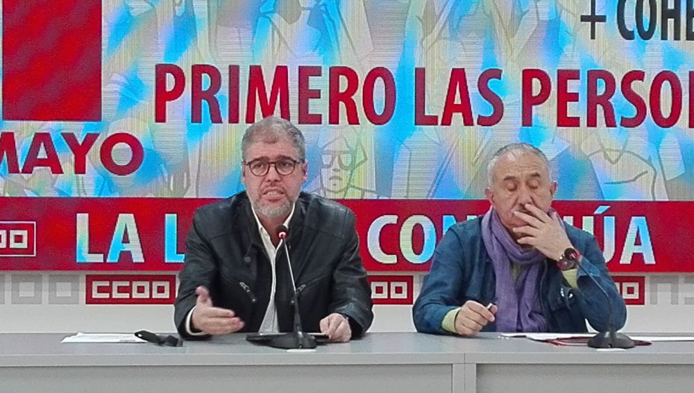 Unai Sordo y Pepe Álvarez