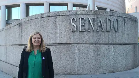 Rosa Cursach, candidata de Veus Progressites al Senado el 28-A. Rosa Cursach, candidata de Veus Progressites al Senado el 28-A.