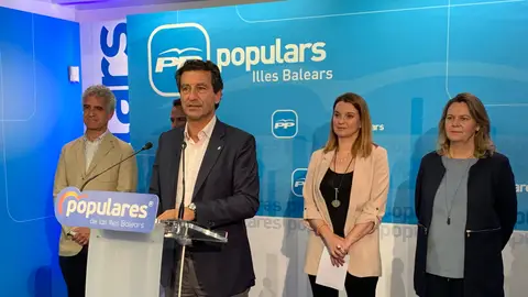 Biel Company, Presidente del PP balear, en su comparecencia tras conocer los resultados de las elecciones generales del 28-A. Biel Company, Presidente del PP balear, en su comparecencia tras conocer los resultados de las elecciones generales del 28-A.