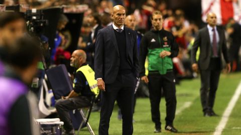 El entrenador del Real Madrid, Zinedine Zidane. 