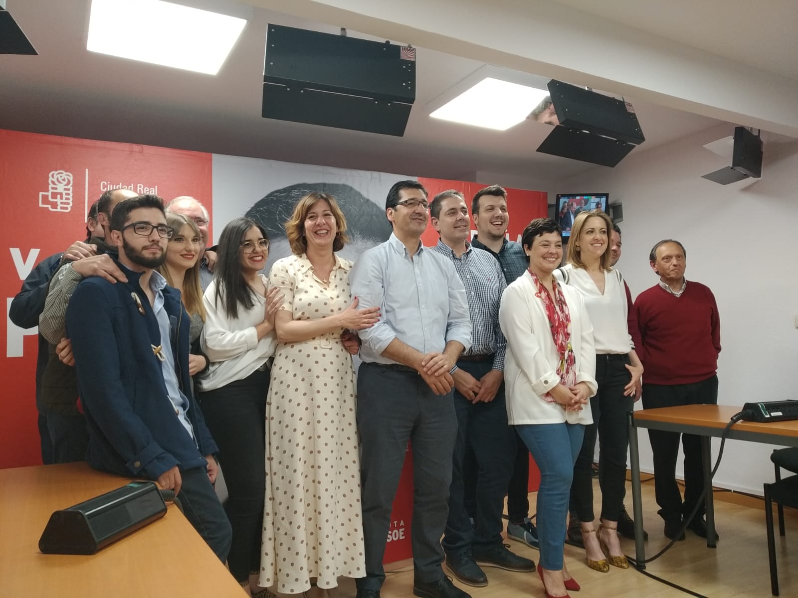Caballero celebra el “magnífico” resultado del PSOE en Ciudad Real Caballero celebra el “magnífico” resultado del PSOE en Ciudad Real