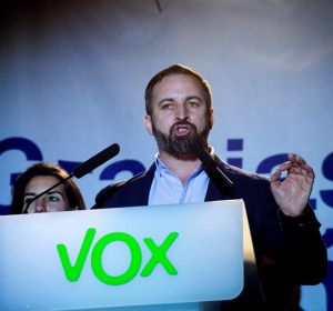 El presidente de Vox, Santiago Abascal El presidente de Vox, Santiago Abascal