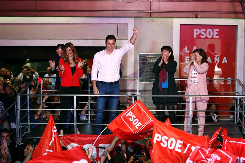 El PSOE logra 3 escaños, UP 2, Cs 1, el PP 1 y Vox 1 con el 100 % escrutado El PSOE logra 3 escaños, UP 2, Cs 1, el PP 1 y Vox 1 con el 100 % escrutado