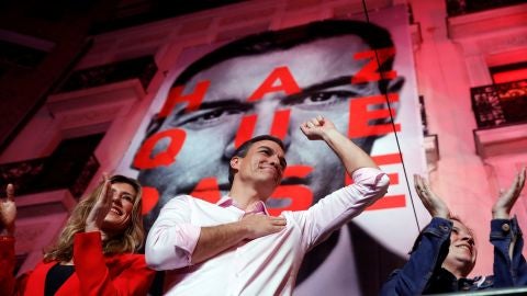 El candidato a la presidencia del Gobierno por el PSOE, Pedro S&aacute;nchez