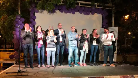 El equipo de Unidas Podemos Baleares celebrando los resultados de las elecciones generales del 28 de abril. El equipo de Unidas Podemos Baleares celebrando los resultados de las elecciones generales del 28 de abril.