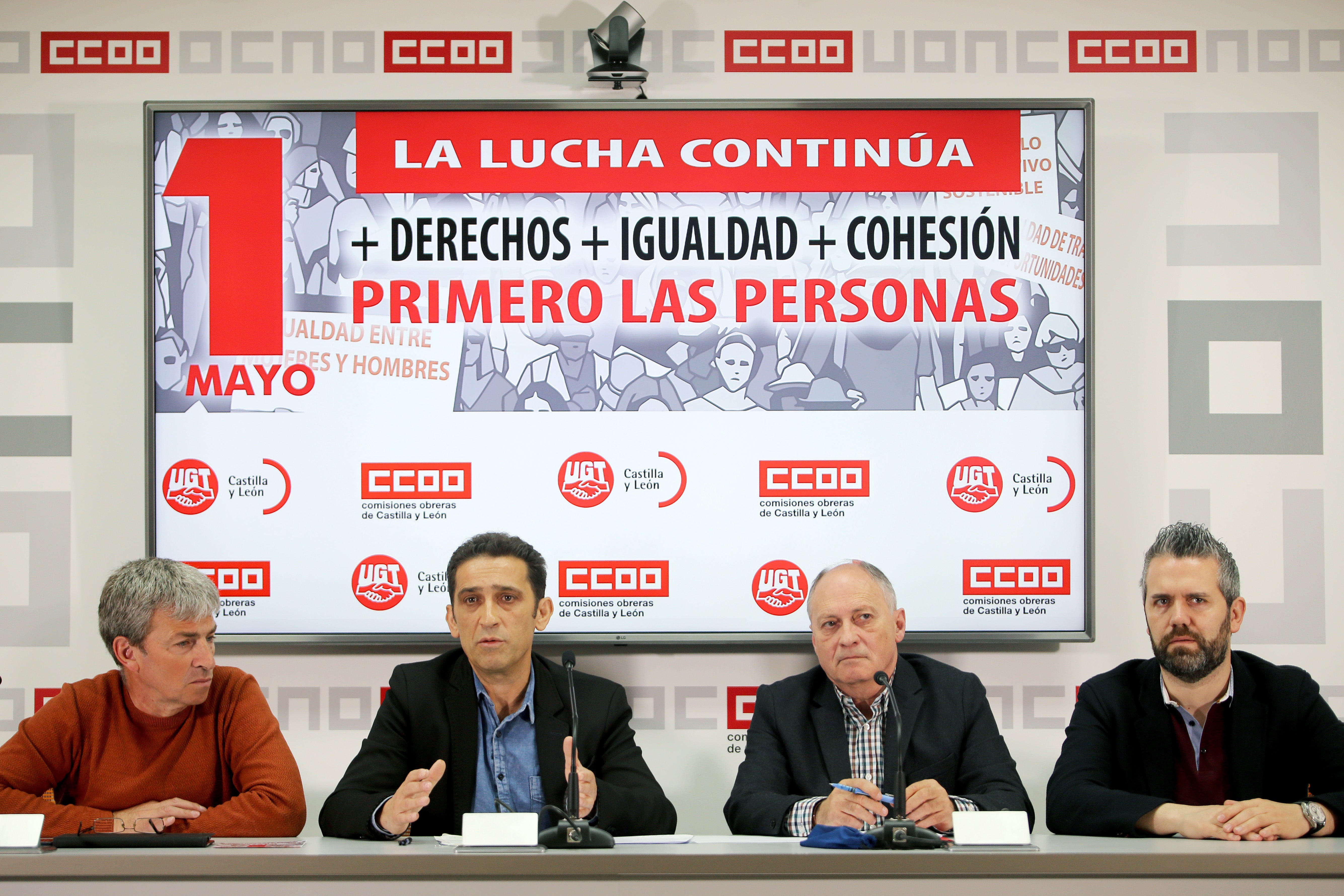 CCOO y UGT piden a los ciudadanos que se movilicen el 1 de mayo CCOO y UGT piden a los ciudadanos que se movilicen el 1 de mayo