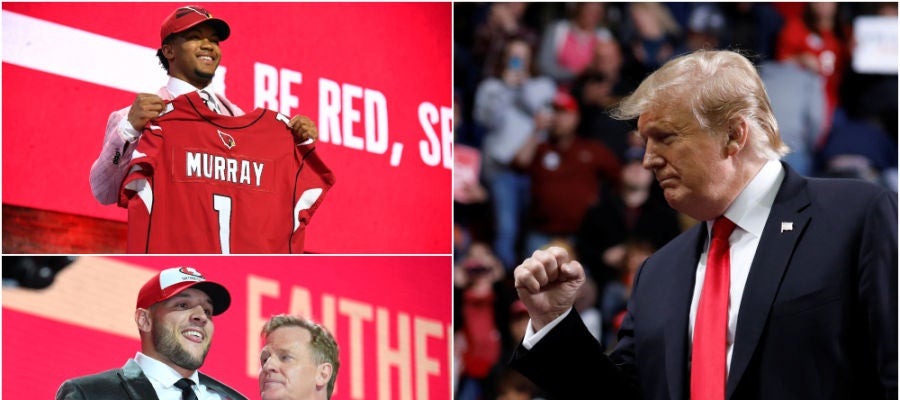 Trump, acusado de racismo tras el draft de la NFL Trump, acusado de racismo tras el draft de la NFL