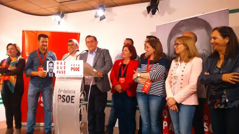 Alegría contenida en el Psoe Alegría contenida en el Psoe