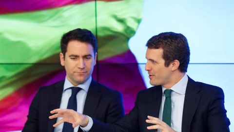  Teodoro Garc&iacute;a-Egea junto a Pablo Casado