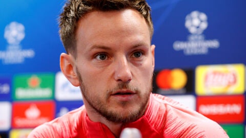 Ivan Rakitic, durante una rueda de prensa