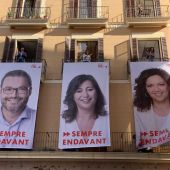 Pegada de carteles PSIB-PSOE