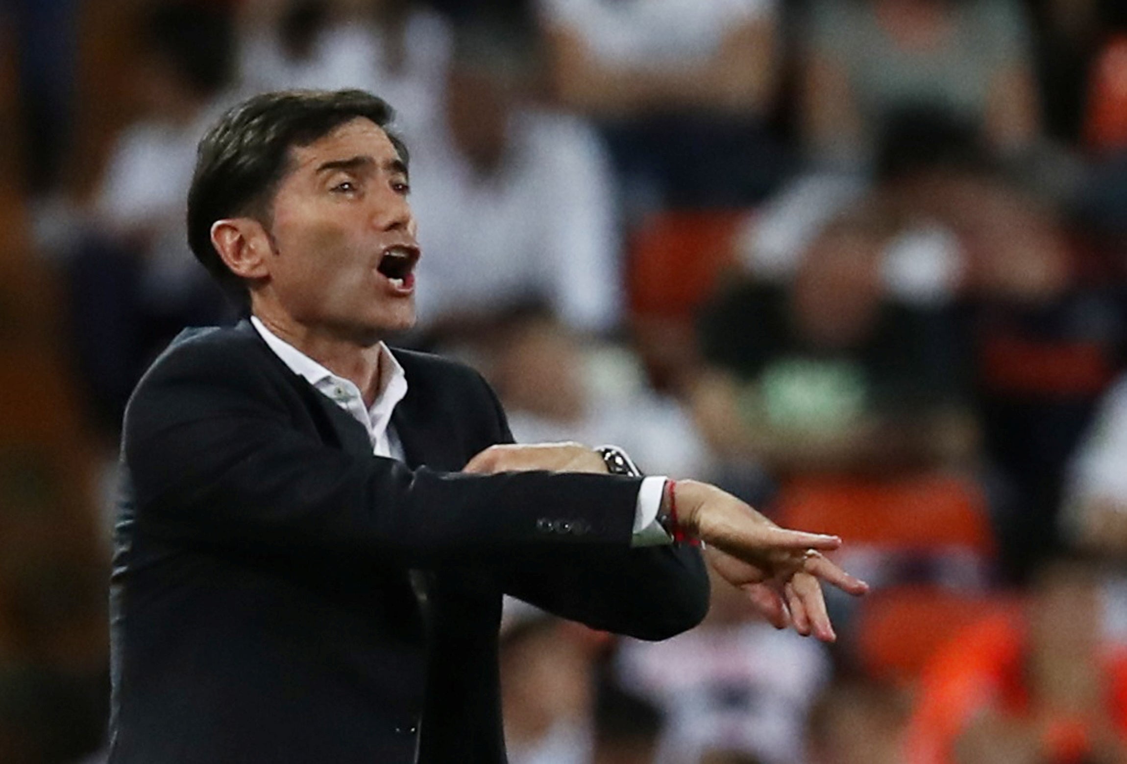 Marcelino: "Aparte de que son muy buenos futbolistas, tuvieron un porcentaje de efectividad muy alto" Marcelino: "Aparte de que son muy buenos futbolistas, tuvieron un porcentaje de efectividad muy alto"