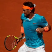 Rafa Nadal celebra un punto contra Tiafoe Rafa Nadal celebra un punto contra Tiafoe