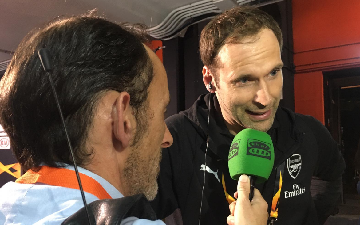 Petr Cech: "Es perfecto terminar mi carrera con una final y contra el Chelsea" Petr Cech: "Es perfecto terminar mi carrera con una final y contra el Chelsea"