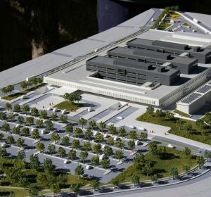 Maqueta del nuevo hospital de Puertollano Maqueta del nuevo hospital de Puertollano