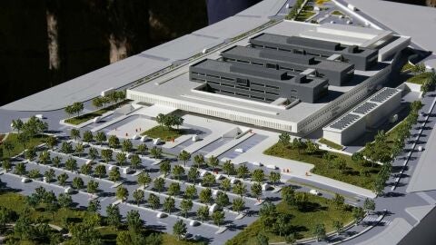 Maqueta del nuevo hospital de Puertollano