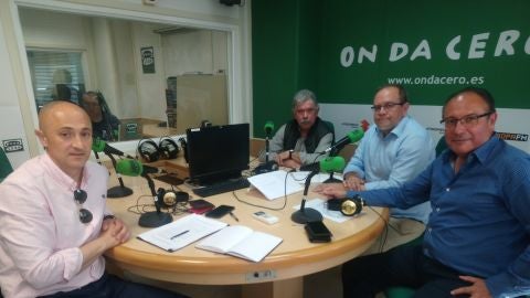 Jos&eacute; Rizo de AESEC, Pedro Valero de ASAJA, &Aacute;lvaro S&aacute;nchez de AEC y Ferm&iacute;n Crespo de AETE y Elche Piensa