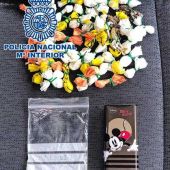 Droga localizada por la Policía Nacional de Elche.