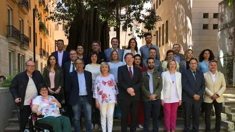 Los diputados del PSPV en Les Corts se han reunido por primera vez de cara a la nueva legislatura. DIPUTADOS PSPV