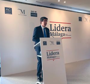 Juan Marín, en el foro Lidera Málaga Juan Marín, en el foro Lidera Málaga