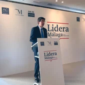 Juan Marín, en el foro Lidera Málaga Juan Marín, en el foro Lidera Málaga