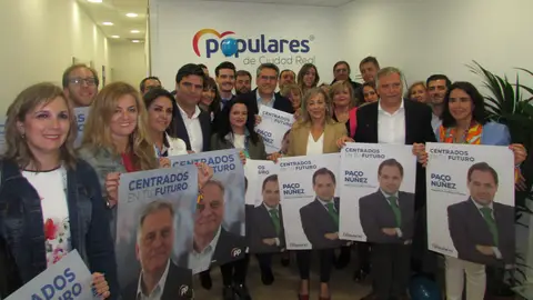 El PP inició la campaña electoral en la sede de campaña El PP inició la campaña electoral en la sede de campaña