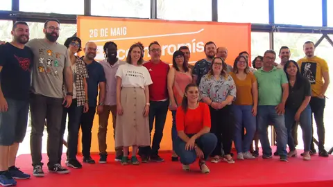 Candidatura de Compromís per Elx en la Sala El Bailongo. Candidatura de Compromís per Elx en la Sala El Bailongo.