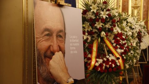 Capilla ardiente de Alfredo P&eacute;rez Rubalcaba