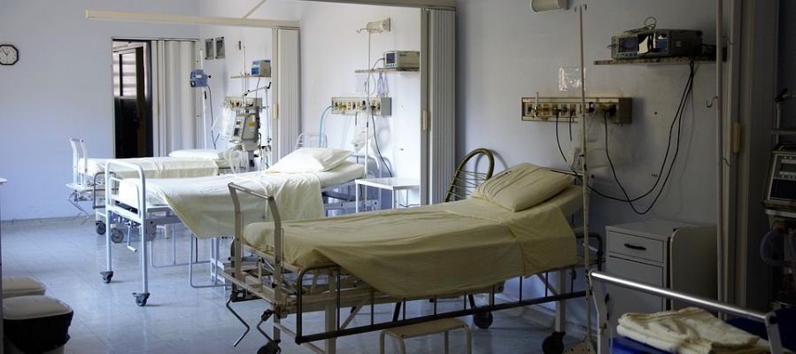 Imagen de camas de hospital Imagen de camas de hospital