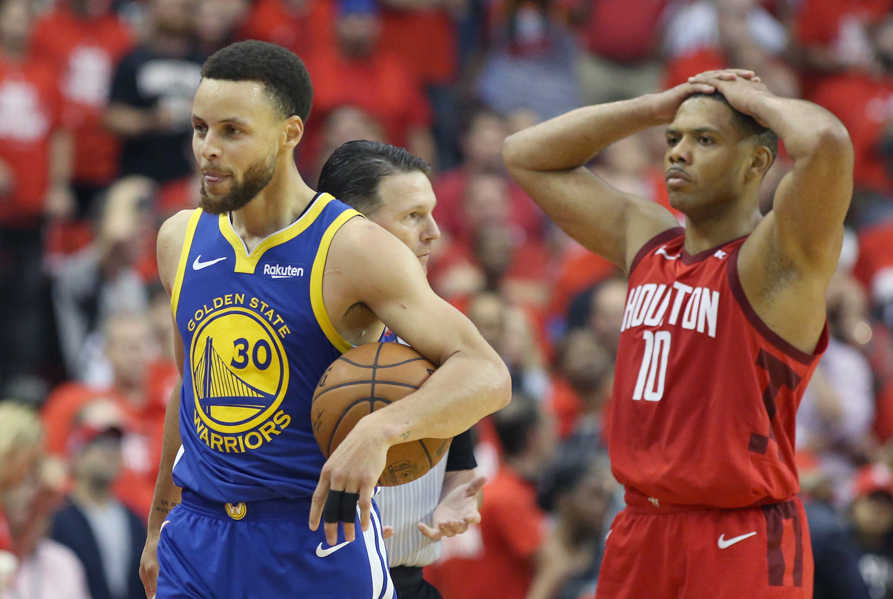 Un explosivo Curry tumba a los Rockets y mete a los Warriors en las Finales de Conferencia Un explosivo Curry tumba a los Rockets y mete a los Warriors en las Finales de Conferencia