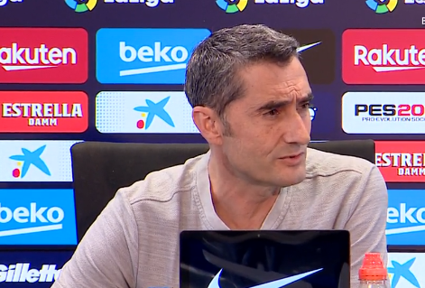 Valverde: "Me siento con fuerzas, Bartomeu me transmitió su apoyo absoluto" Valverde: "Me siento con fuerzas, Bartomeu me transmitió su apoyo absoluto"