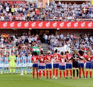 Minuto de silencio por Alfredo Pérez Rubalcaba en la final de la Copa de la reina Minuto de silencio por Alfredo Pérez Rubalcaba en la final de la Copa de la reina