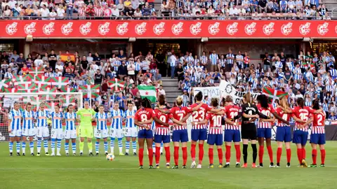 Minuto de silencio por Alfredo Pérez Rubalcaba en la final de la Copa de la reina Minuto de silencio por Alfredo Pérez Rubalcaba en la final de la Copa de la reina