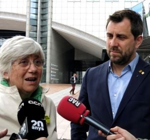 Los exconsellers Clara Ponsatí y Antoni Comín Los exconsellers Clara Ponsatí y Antoni Comín