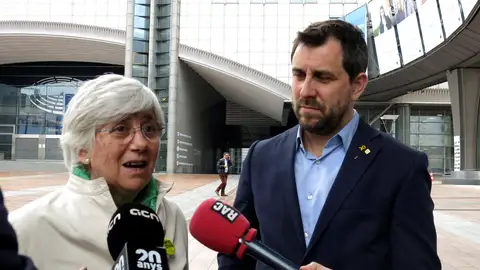 Los exconsellers Clara Ponsatí y Antoni Comín Los exconsellers Clara Ponsatí y Antoni Comín