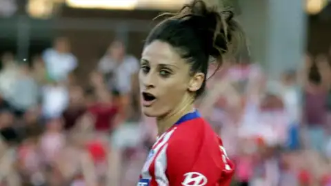 La jugadora del Atlético de Madrid féminas Esther González La jugadora del Atlético de Madrid féminas Esther González