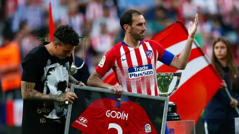 Diego Godín, homenajeado Diego Godín, homenajeado