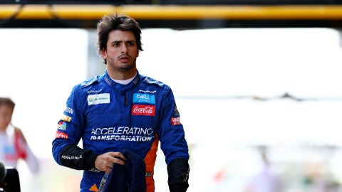 Carlos Sainz, en el GP de Espa&ntilde;a
