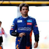 Carlos Sainz, en el GP de España