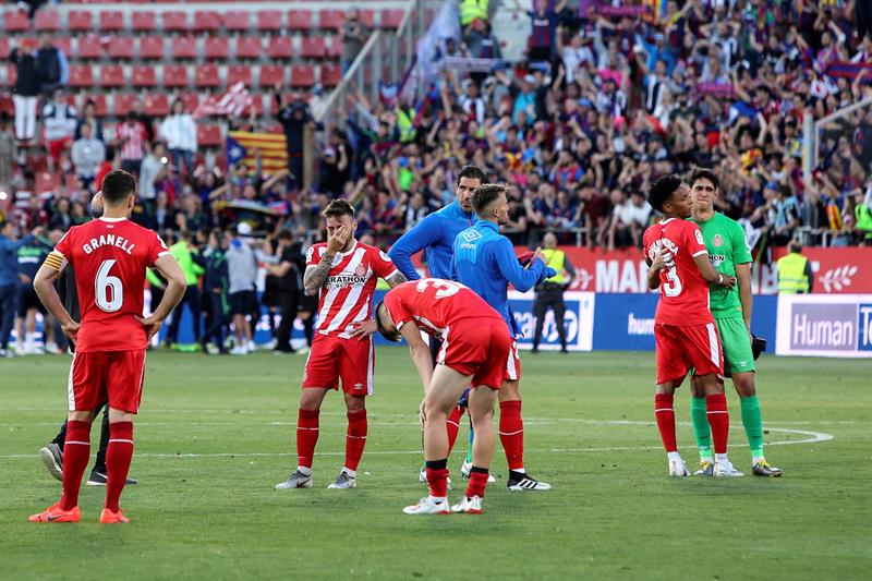 Girona 2 - 1 Levante: El Girona, virtualmente descendido Girona 2 - 1 Levante: El Girona, virtualmente descendido