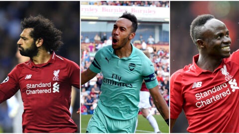 Salah, Aubameyang y Man&eacute;