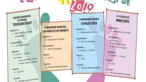 Programaci&oacute;n del "Verano Municipal" de Ciudad Real
