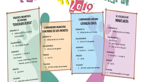 Programación del "Verano Municipal" de Ciudad Real Programación del "Verano Municipal" de Ciudad Real