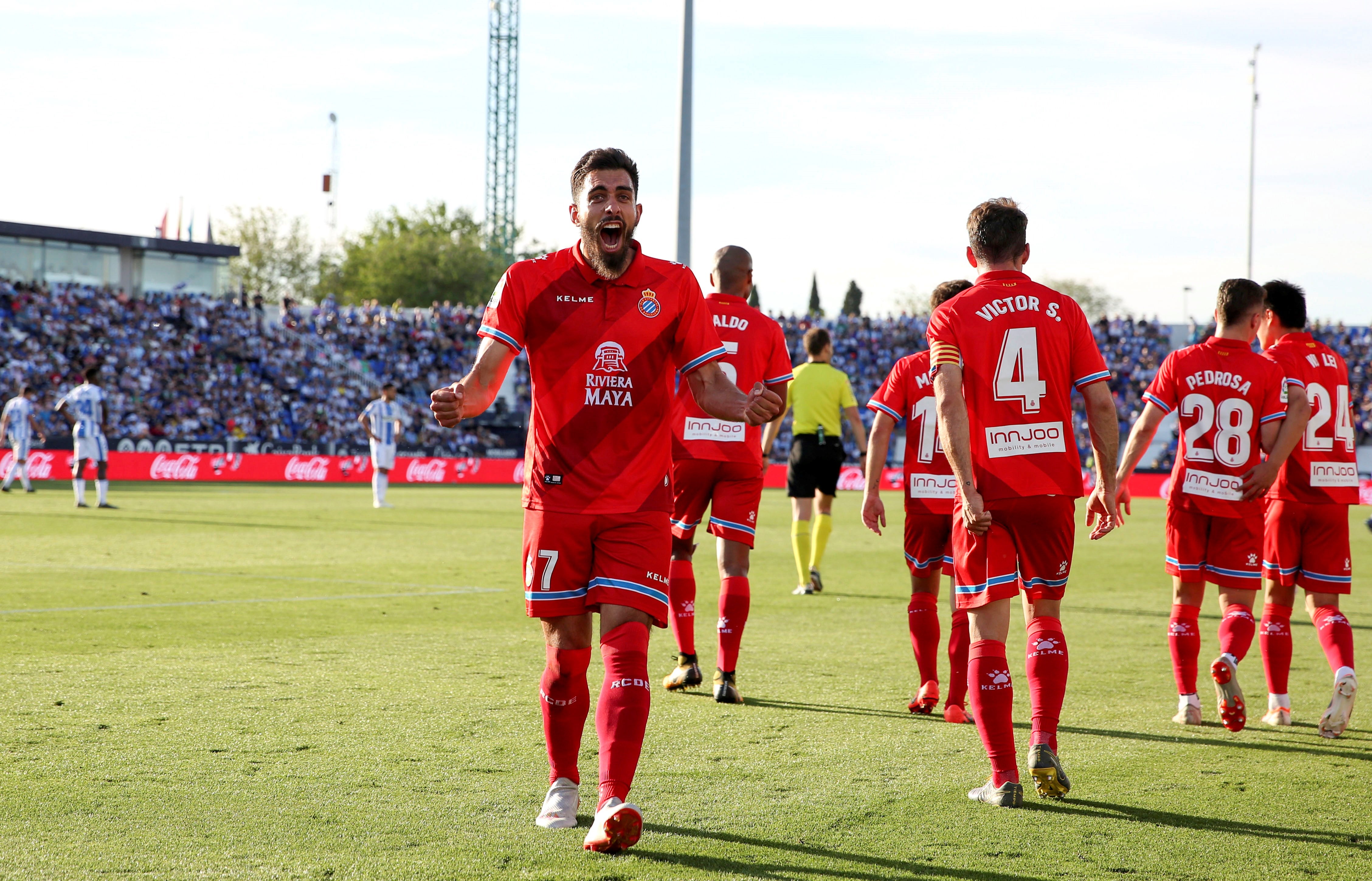 Leganés 0 - 2 Espanyol: El espanyol gana en Leganés y tiene opciones de alcanzar los puestos europeos en la última jornada Leganés 0 - 2 Espanyol: El espanyol gana en Leganés y tiene opciones de alcanzar los puestos europeos en la última jornada